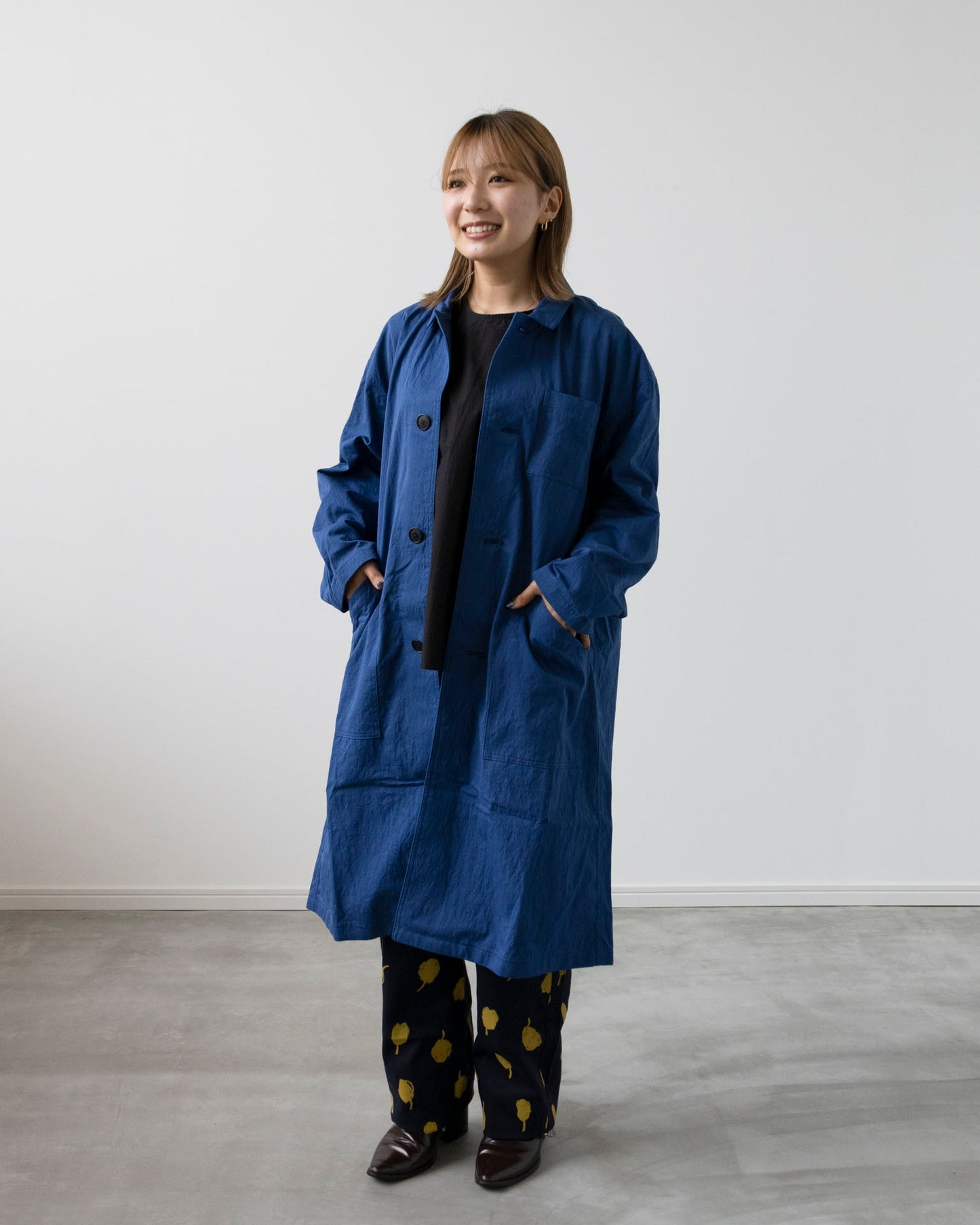 【Kit】Work coat - Clay コットンナイロンギャバ -