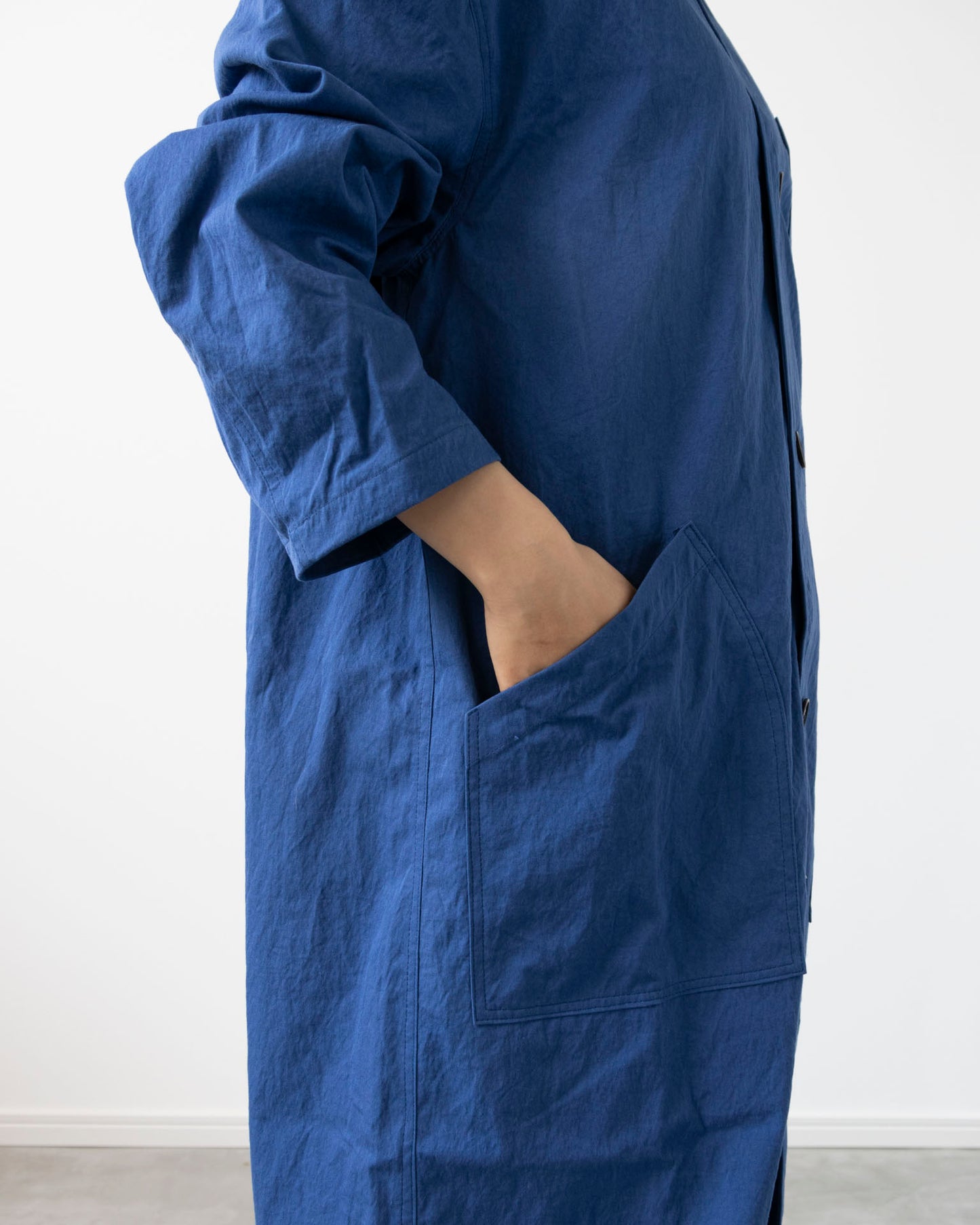 【Kit】Work coat - Clay コットンナイロンギャバ -