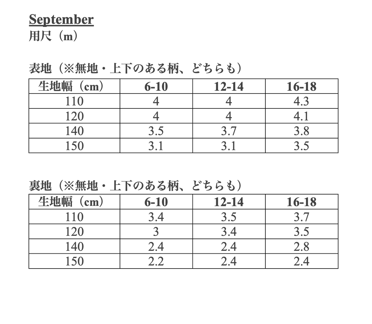 【Patterns】The September