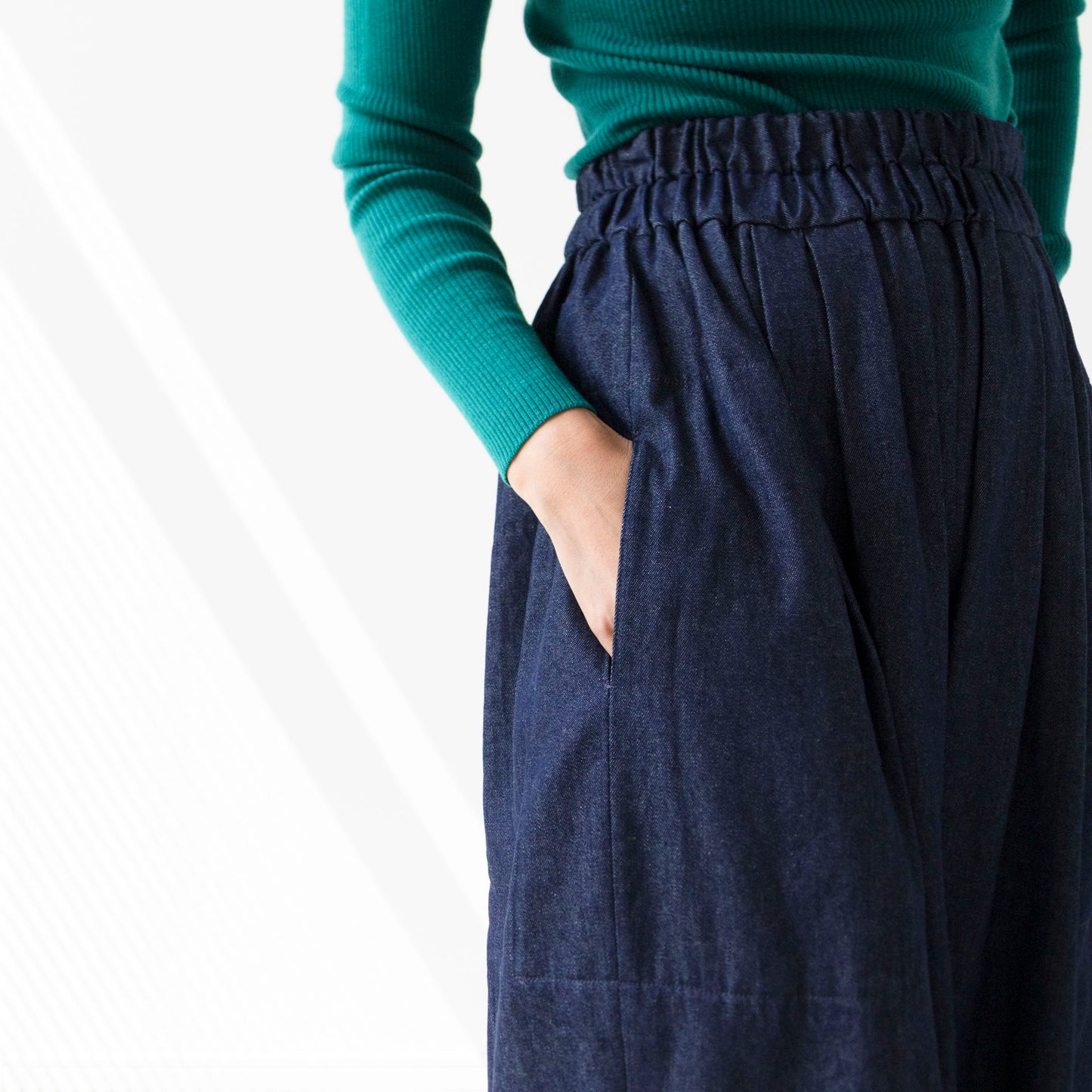 【Kit】Barrel pants -S&T select. Tom デニム-