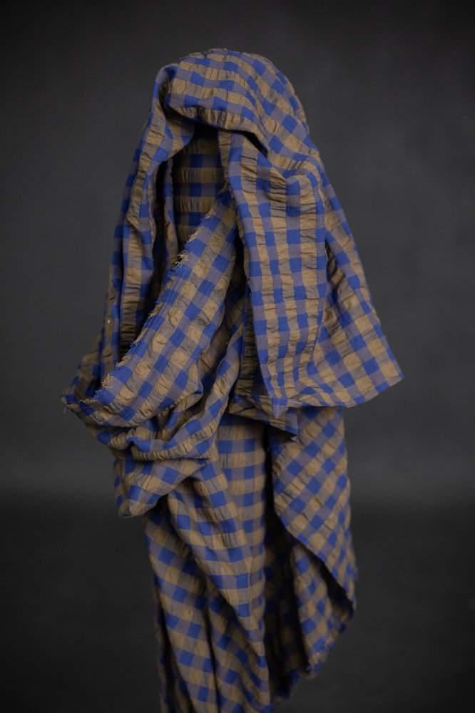 Organic Cotton Gingham Seersucker