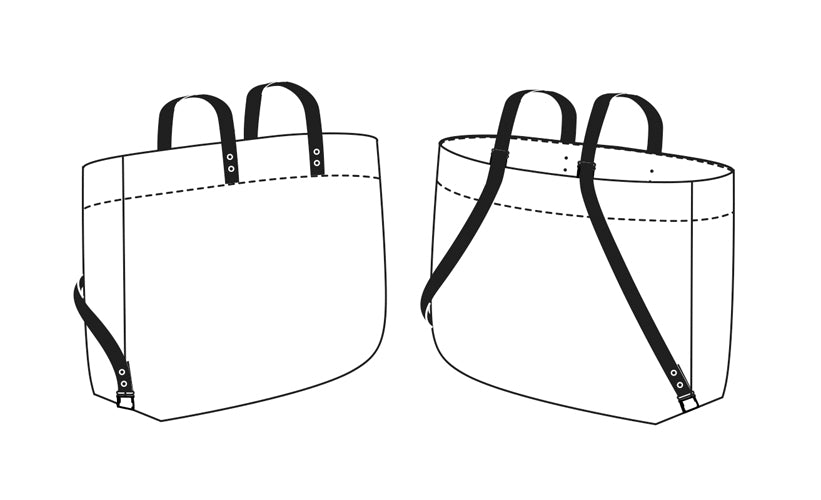 【Kit】The Costermonger Bag -Dry Organic Cotton Oilskin-