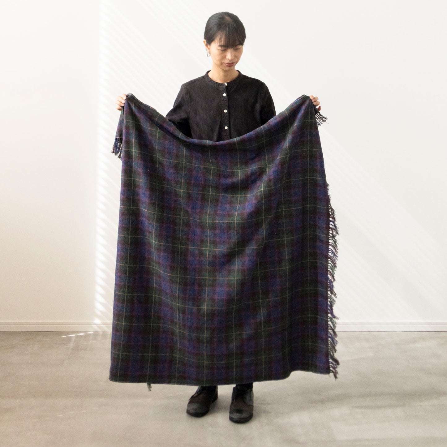 【Kit】コットンツイードのショール