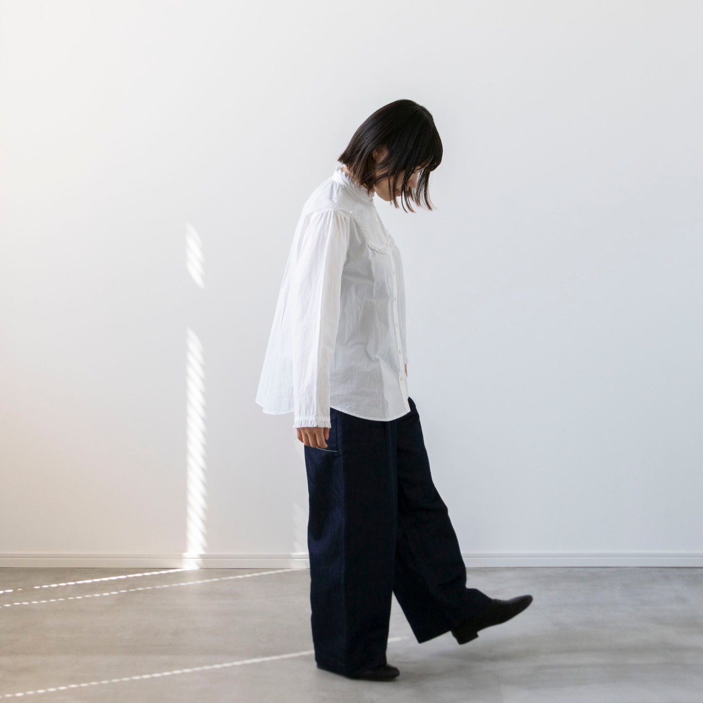 【Kit】Frill Shirt - Paper タイプライター -