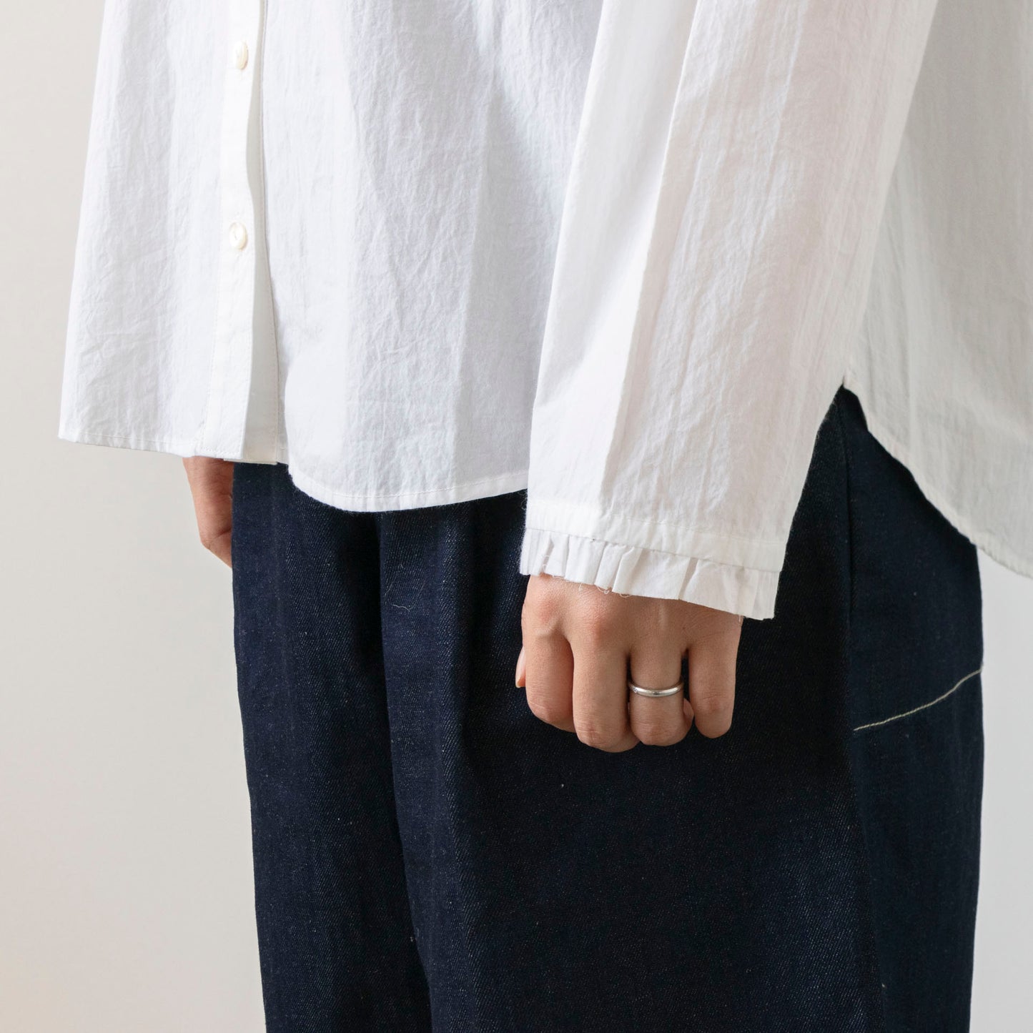 【Kit】Frill Shirt - Paper タイプライター -