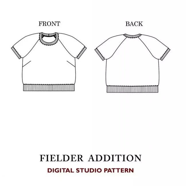 【Optional Patterns】THE FIELDER 半袖(型紙のみ)