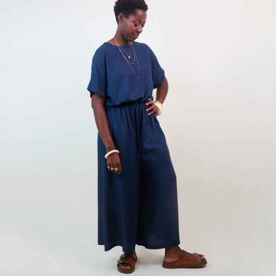 【Printed pattern】Robe Pantalon