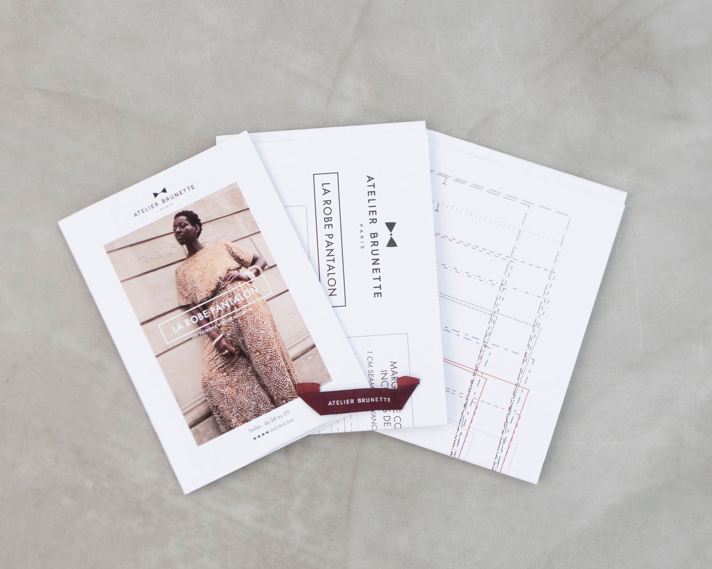 【Printed pattern】Robe Pantalon