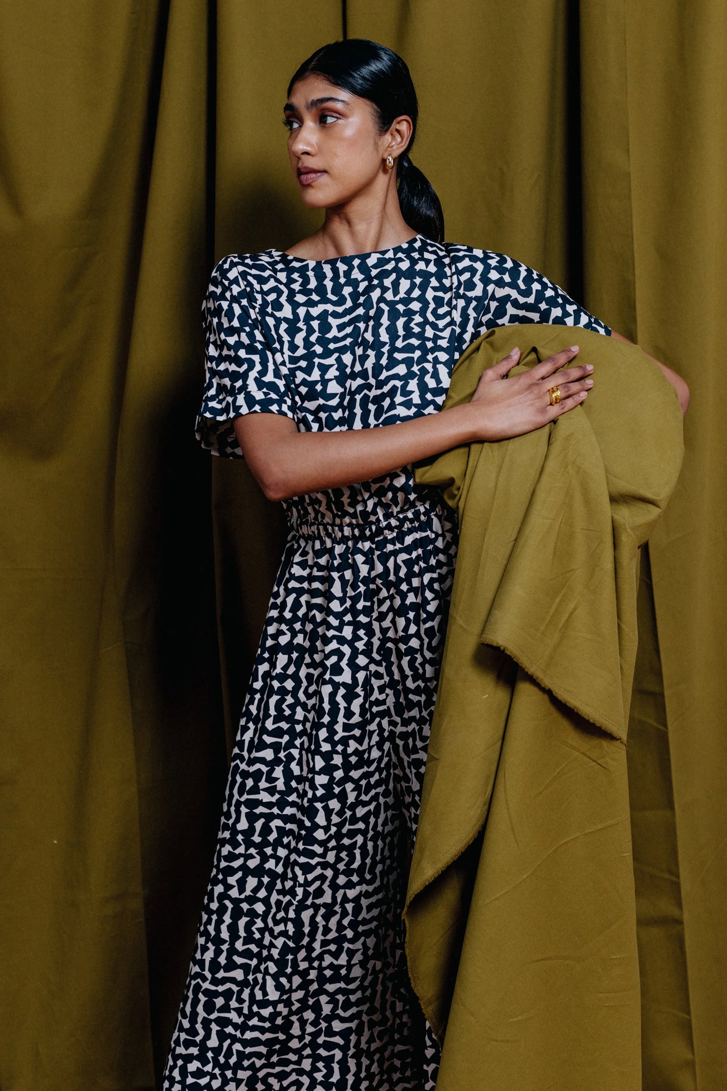 【Printed pattern】Robe Pantalon