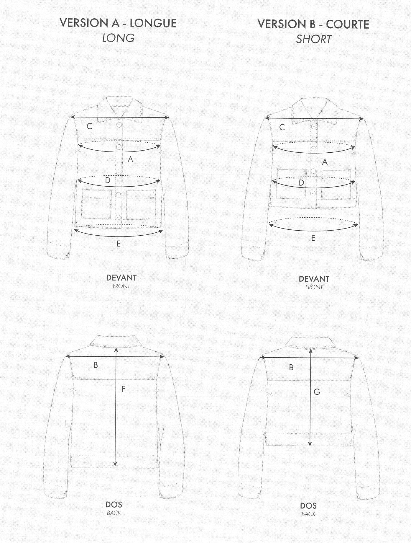 【Printed pattern】La Veste