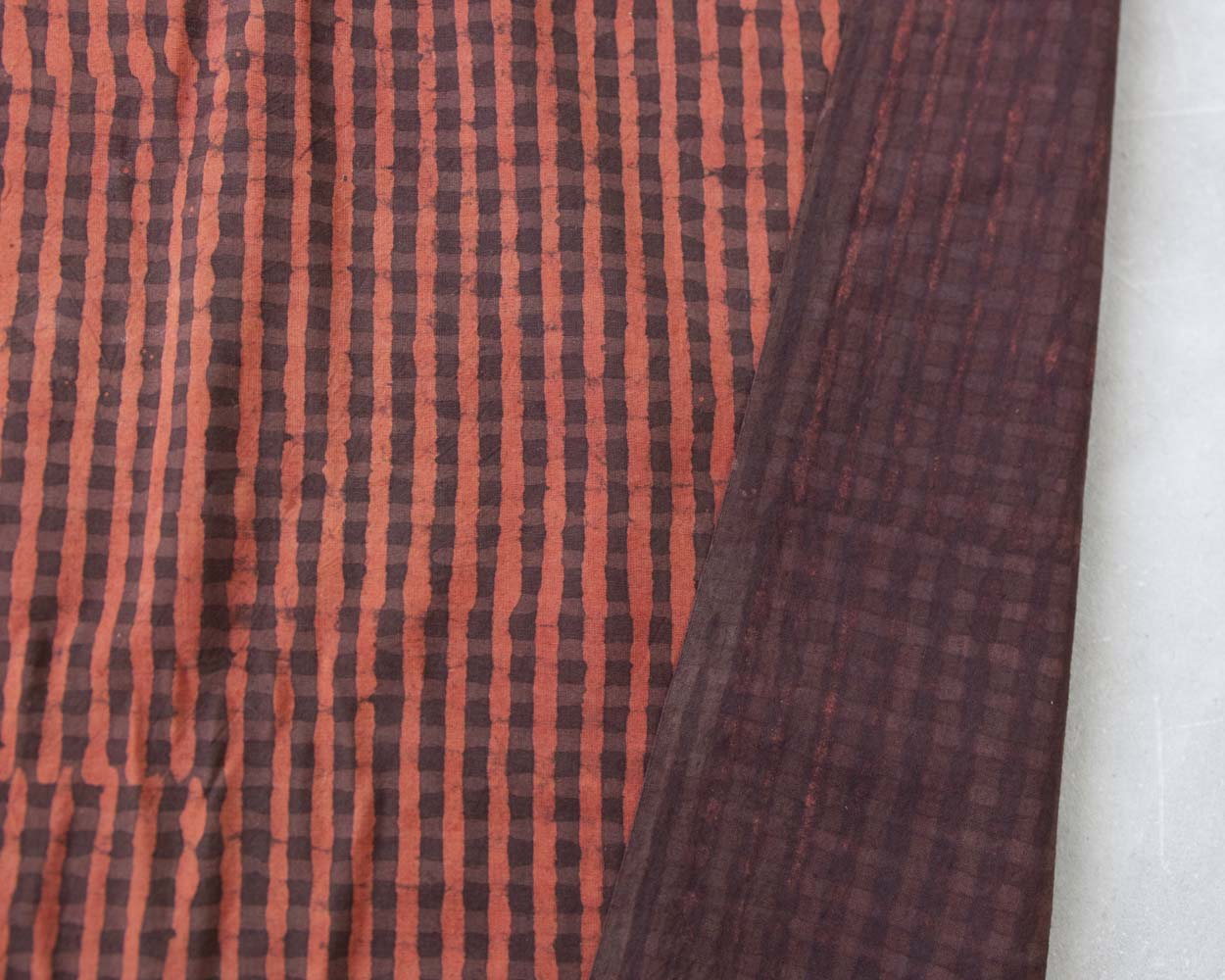 check - Red×brown