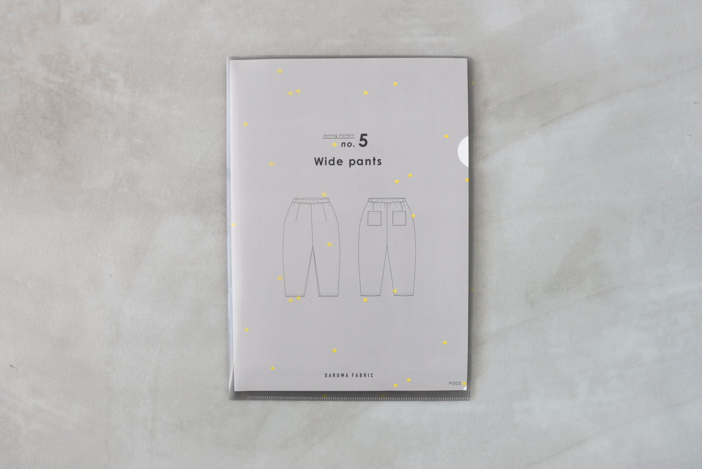 【Printed pattern】no.5 Wide pants