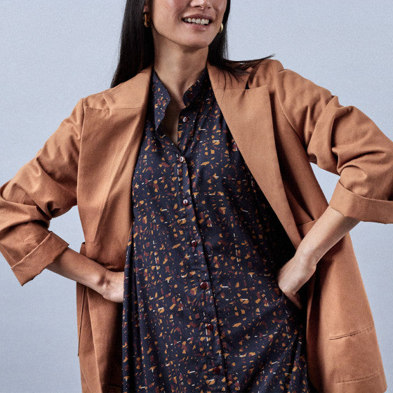 【Printed pattern】Le Blazer