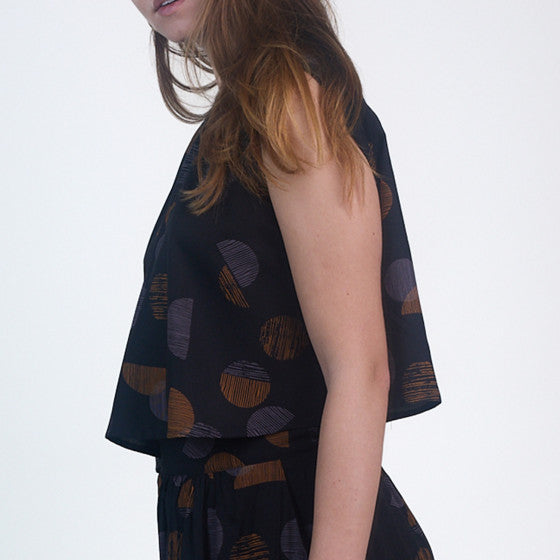【Printed pattern】Top Epaulette