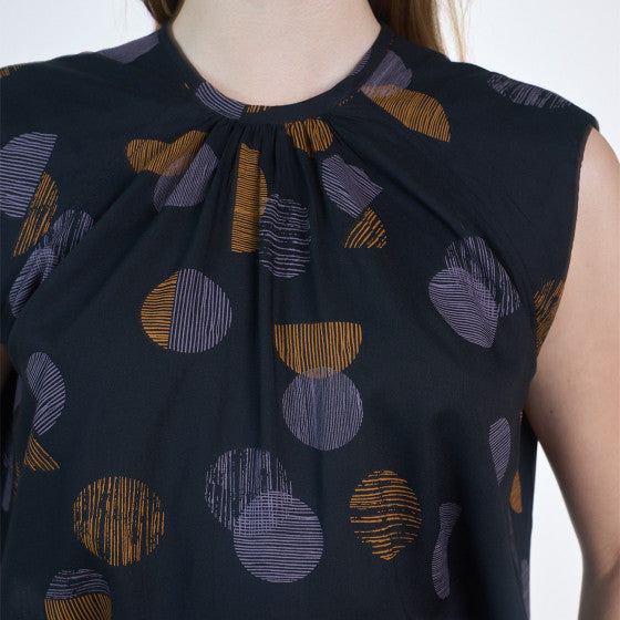 【Printed pattern】Top Epaulette