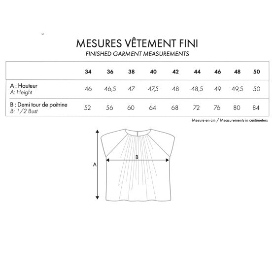 【Printed pattern】Top Epaulette