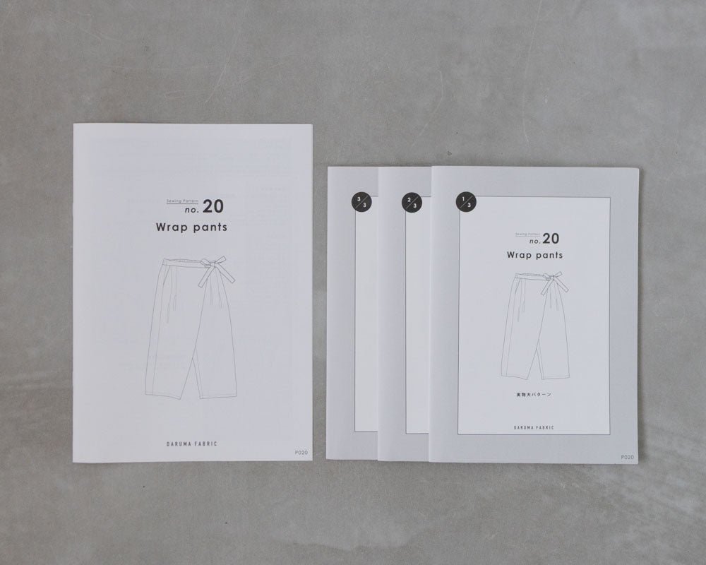 【Printed pattern】no.20 Wrap pants