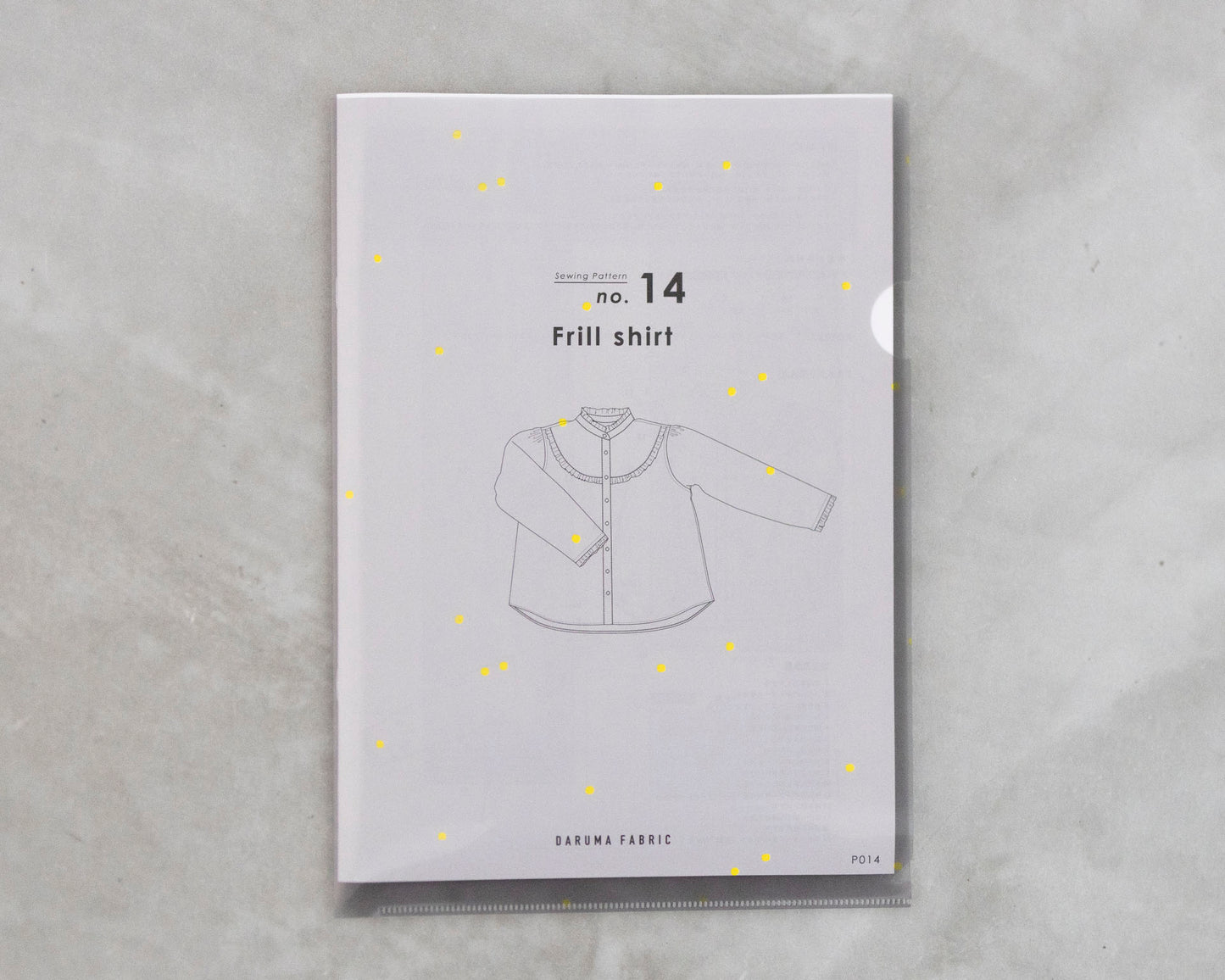 【Printed pattern】no.14 Frill Shirt