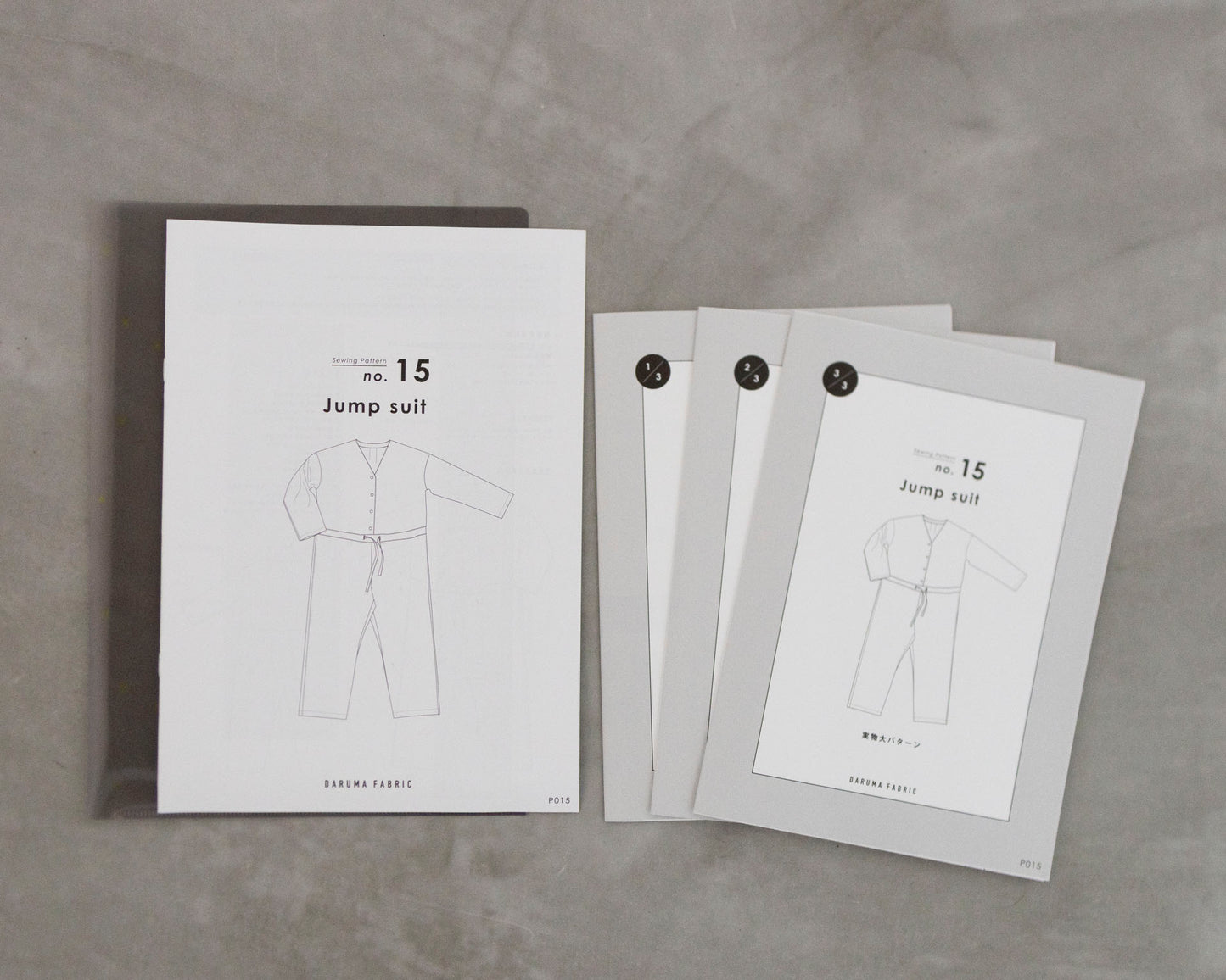 【Printed pattern】no.15 Jump Suit