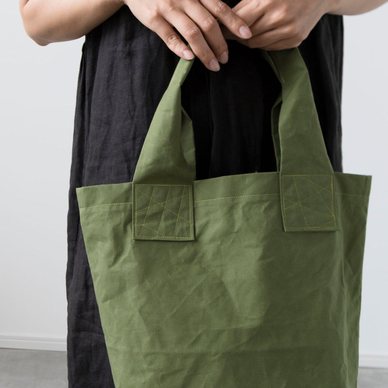 【Kit】シンプルトートバッグキット -Dry Organic Cotton Oilskin-