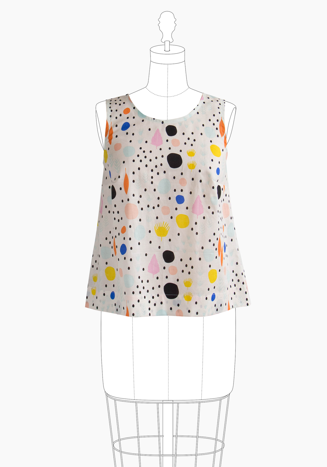 【Printed pattern】Willow Tank & Dress