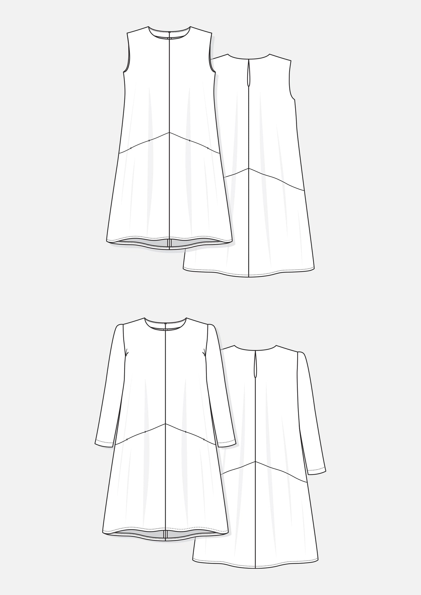 【Printed pattern】Farrow Dress