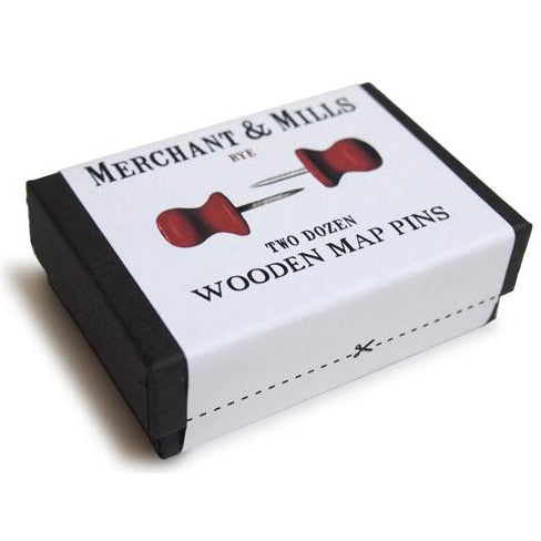 WOODEN MAP PINS