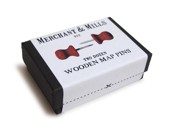 WOODEN MAP PINS