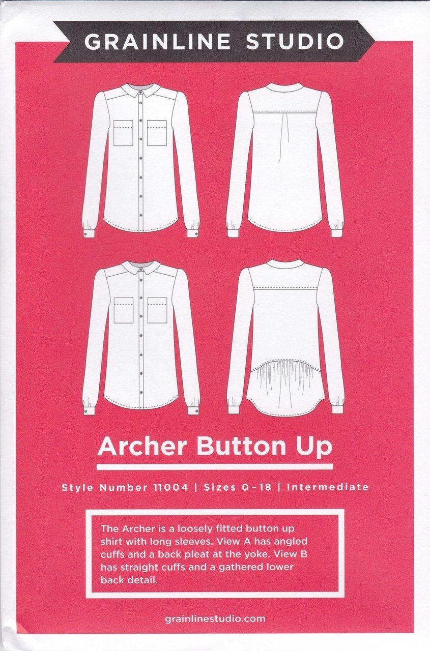 【Printed pattern】Archer Button Up