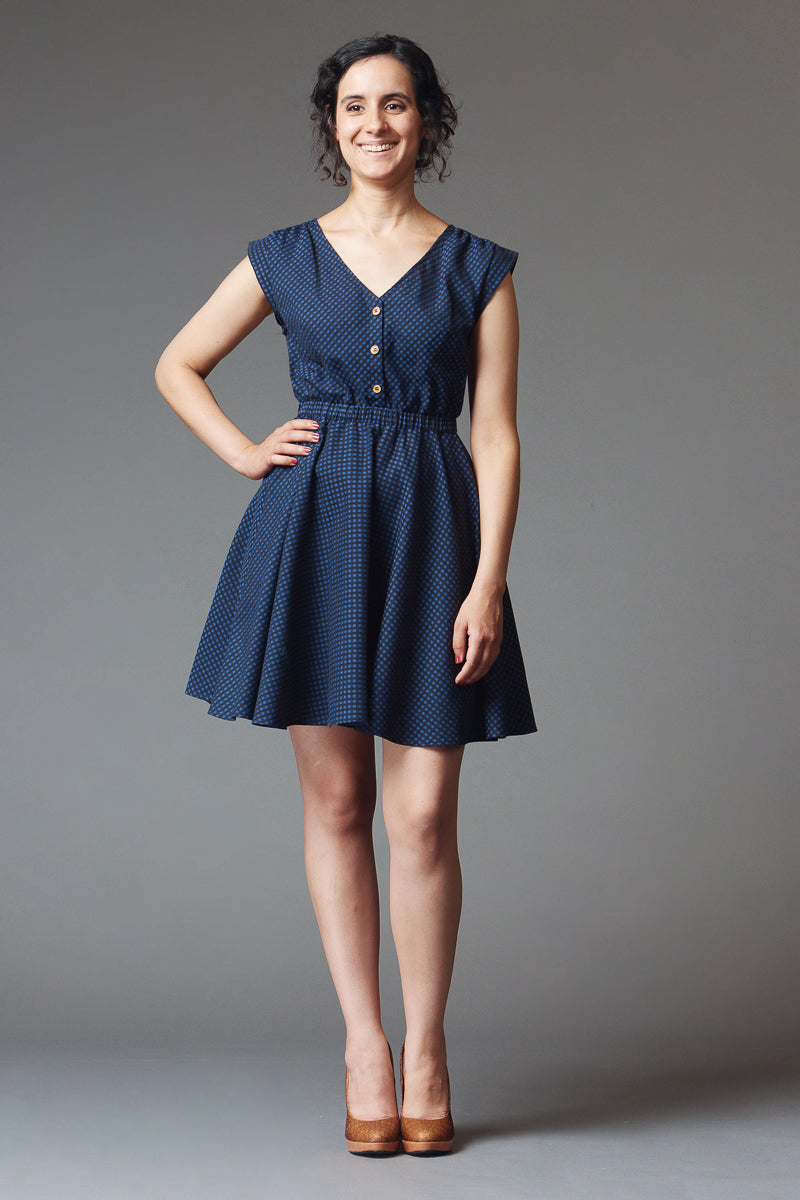 【Printed pattern】Reglisse Dress