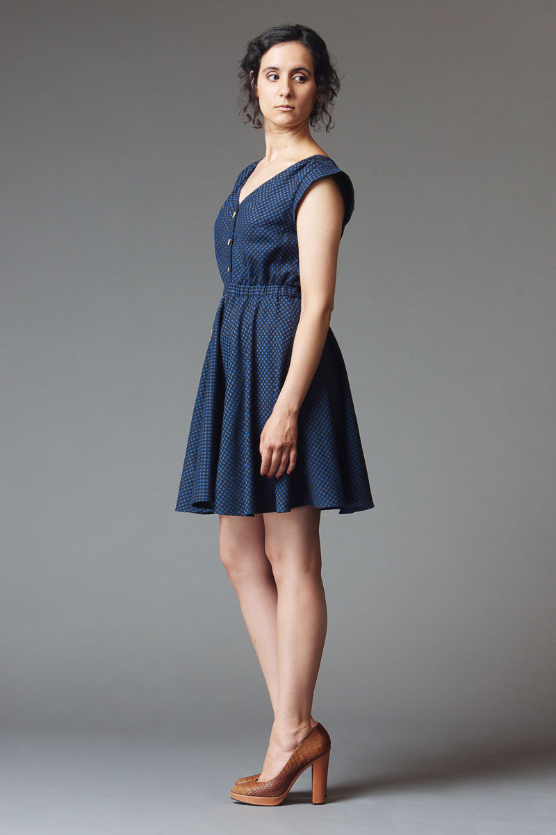 【Printed pattern】Reglisse Dress