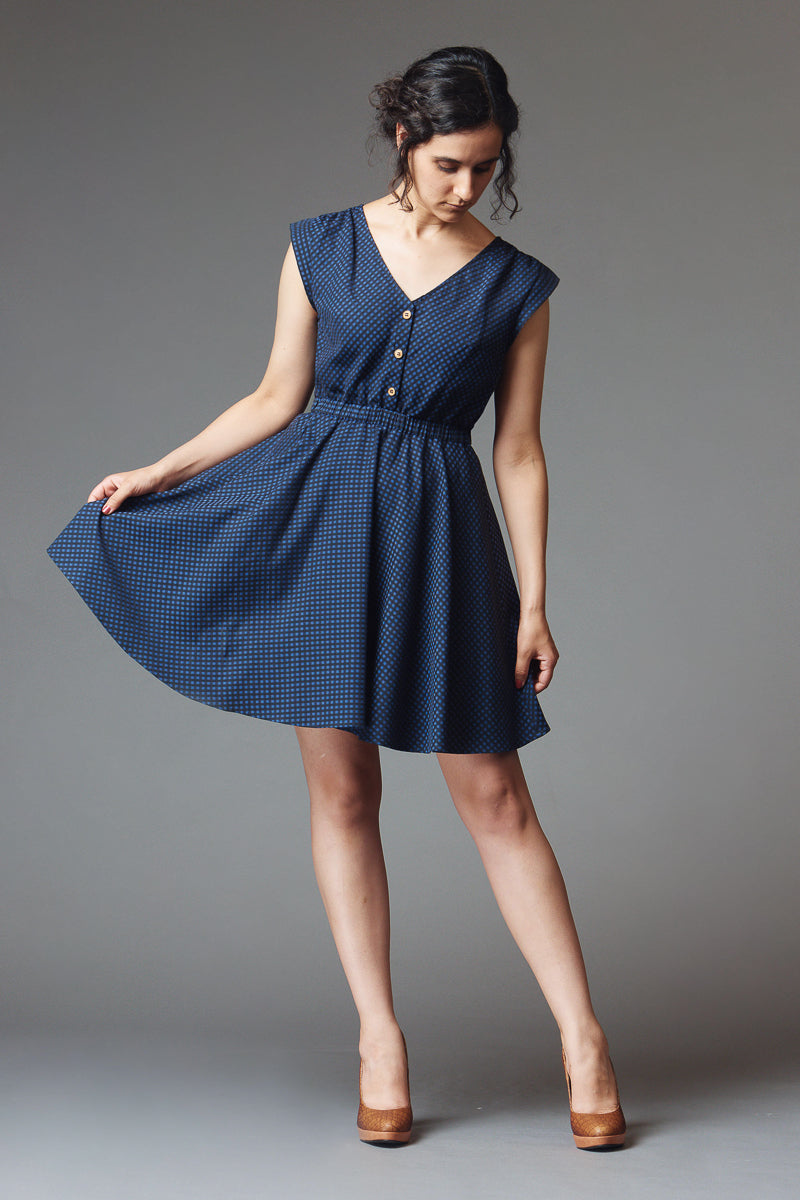 【Printed pattern】Reglisse Dress