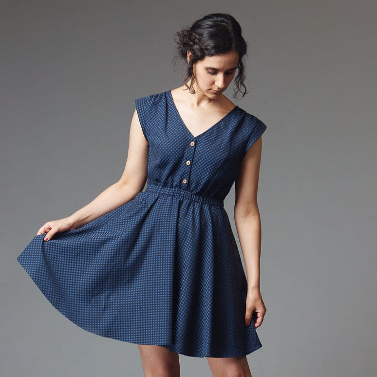 【kit】Reglisse dress - DARUMA FABRIC Tane -