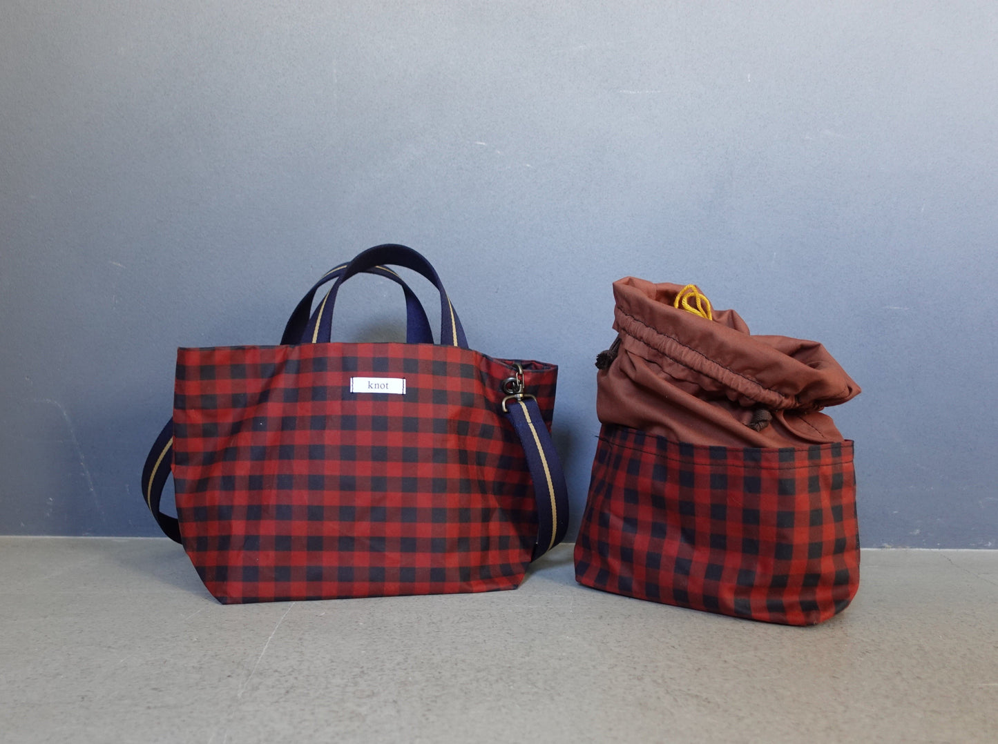 サンプルB / サイズL / Oilskin gingham