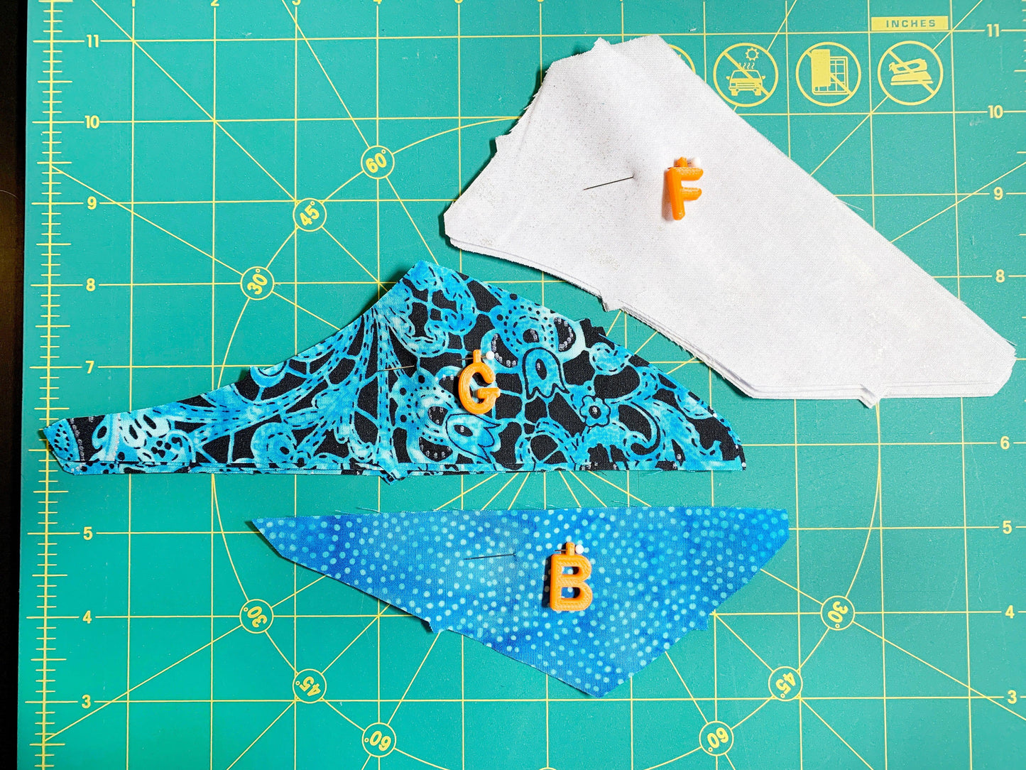 Pinnable Quilt Block Markers