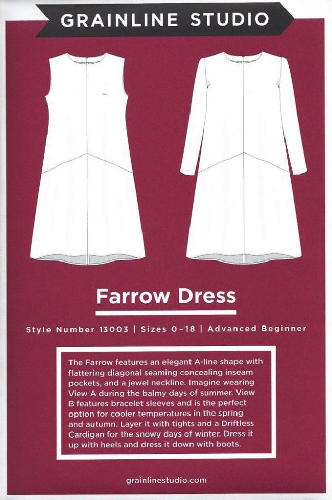 【Printed pattern】Farrow Dress