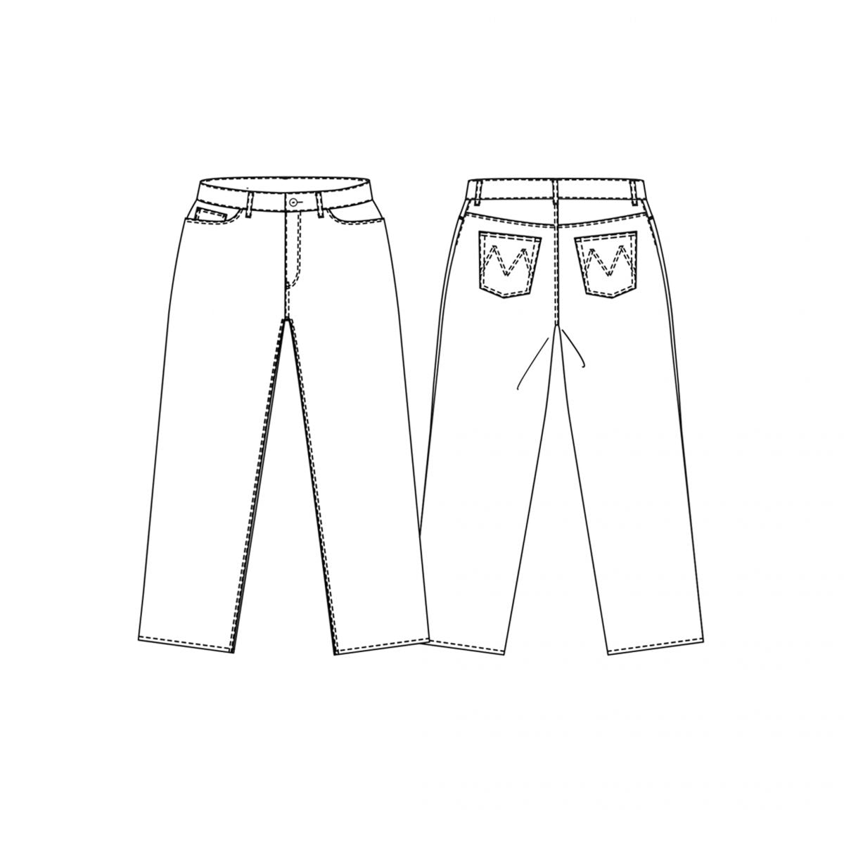 【Patterns】Heroine Jeans