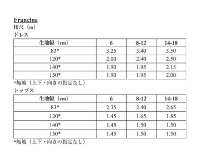 【PDF Pattern】The Francine