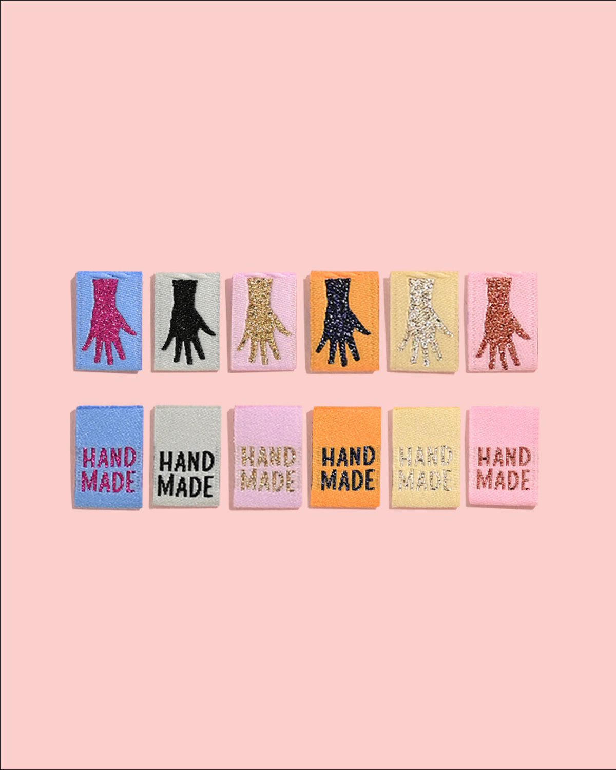 【織りネームラベル】- Metallic Mini Hand-