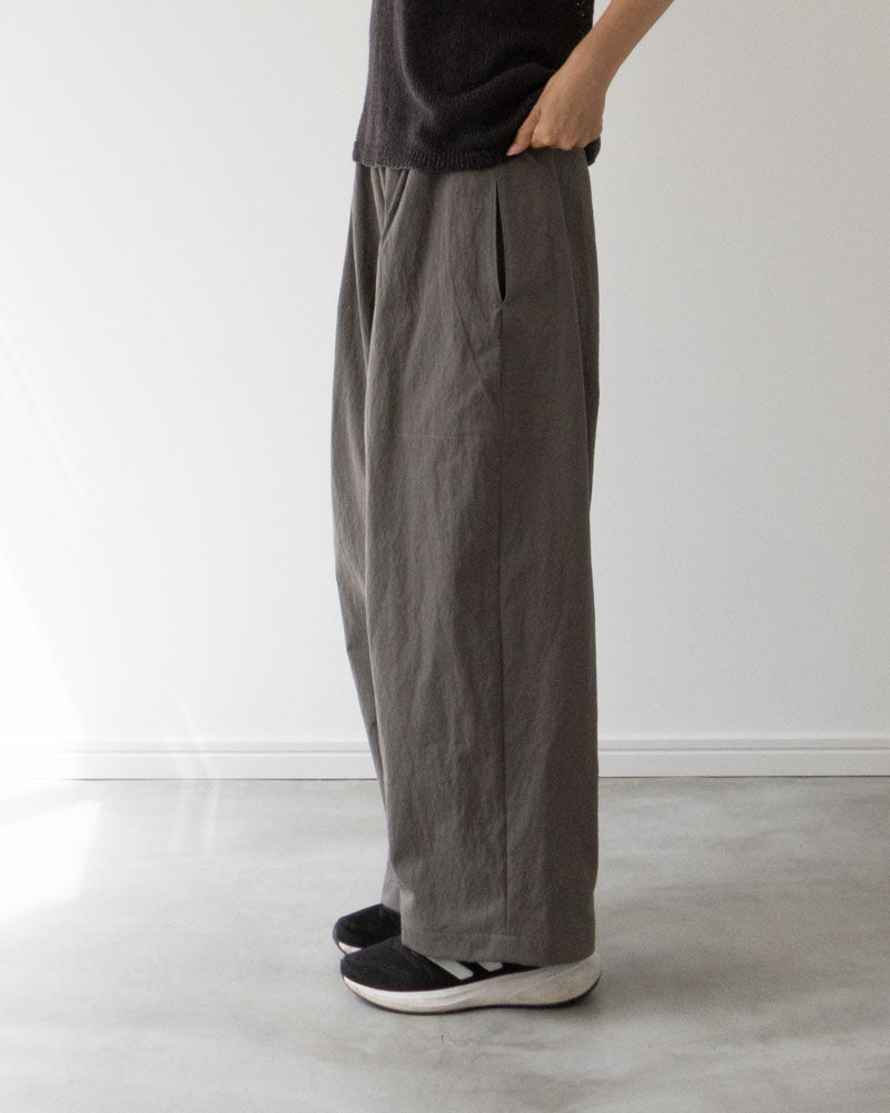 コットンナイロンギャバで作る BarrelパンツWS