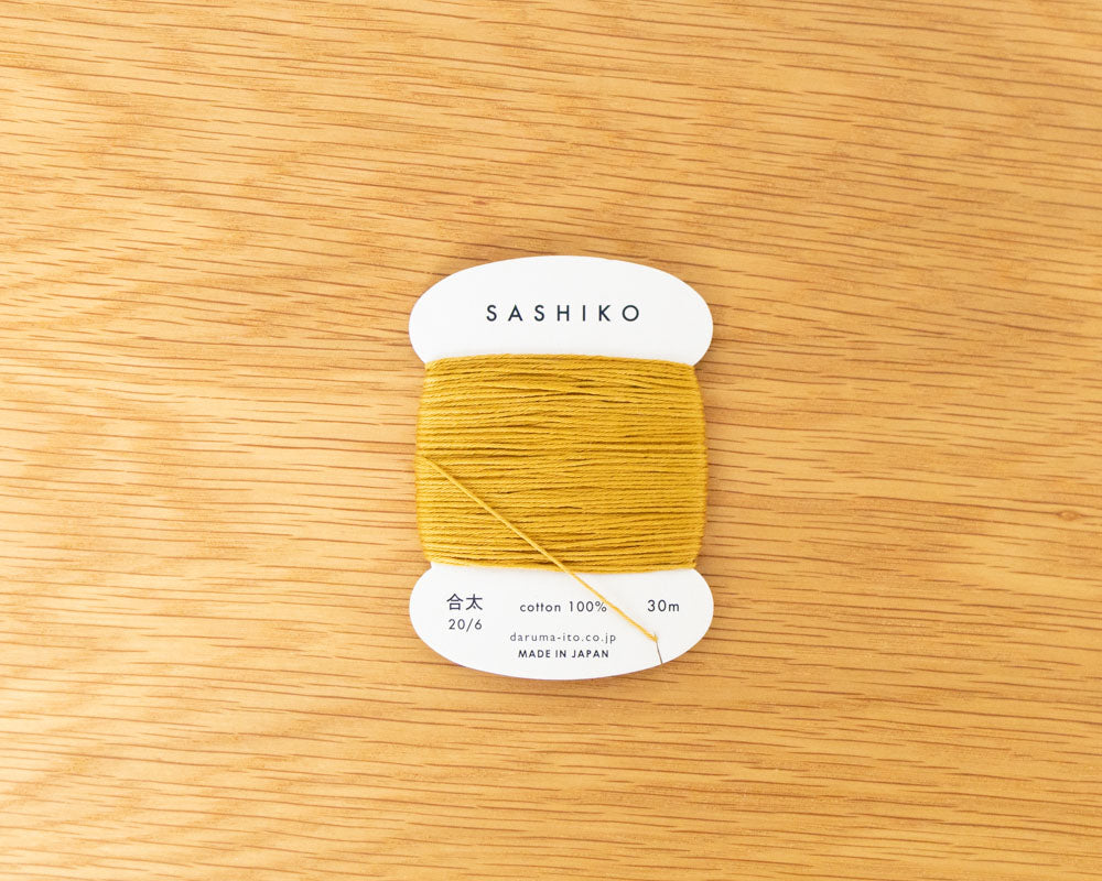 Daruma Sashiko Thread Card  -Thick(合太)-