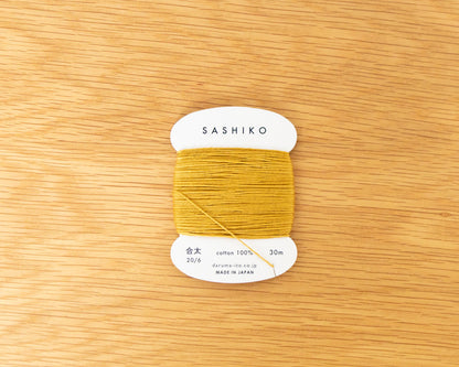 Daruma Sashiko Thread Card  -Thick(合太)-