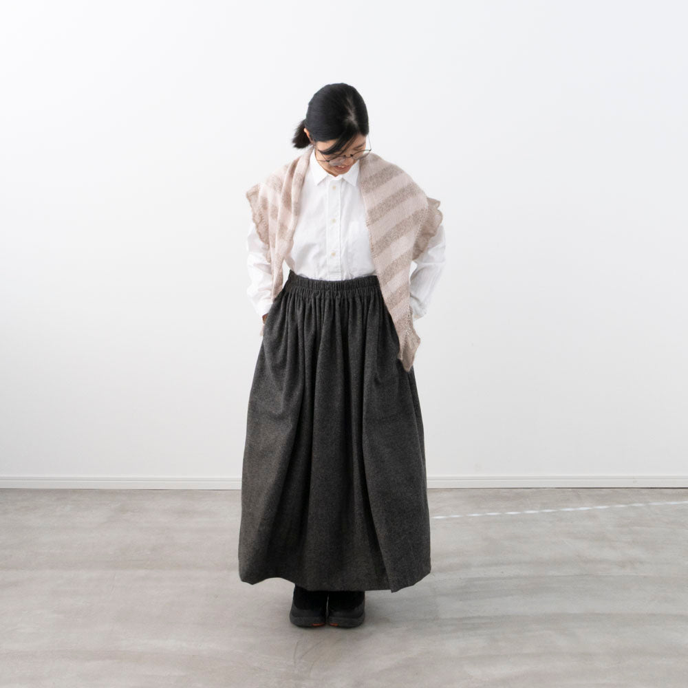 【Kit】ウールで仕立てるギャザースカート