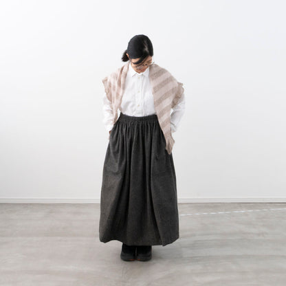 【Kit】ウールで仕立てるギャザースカート