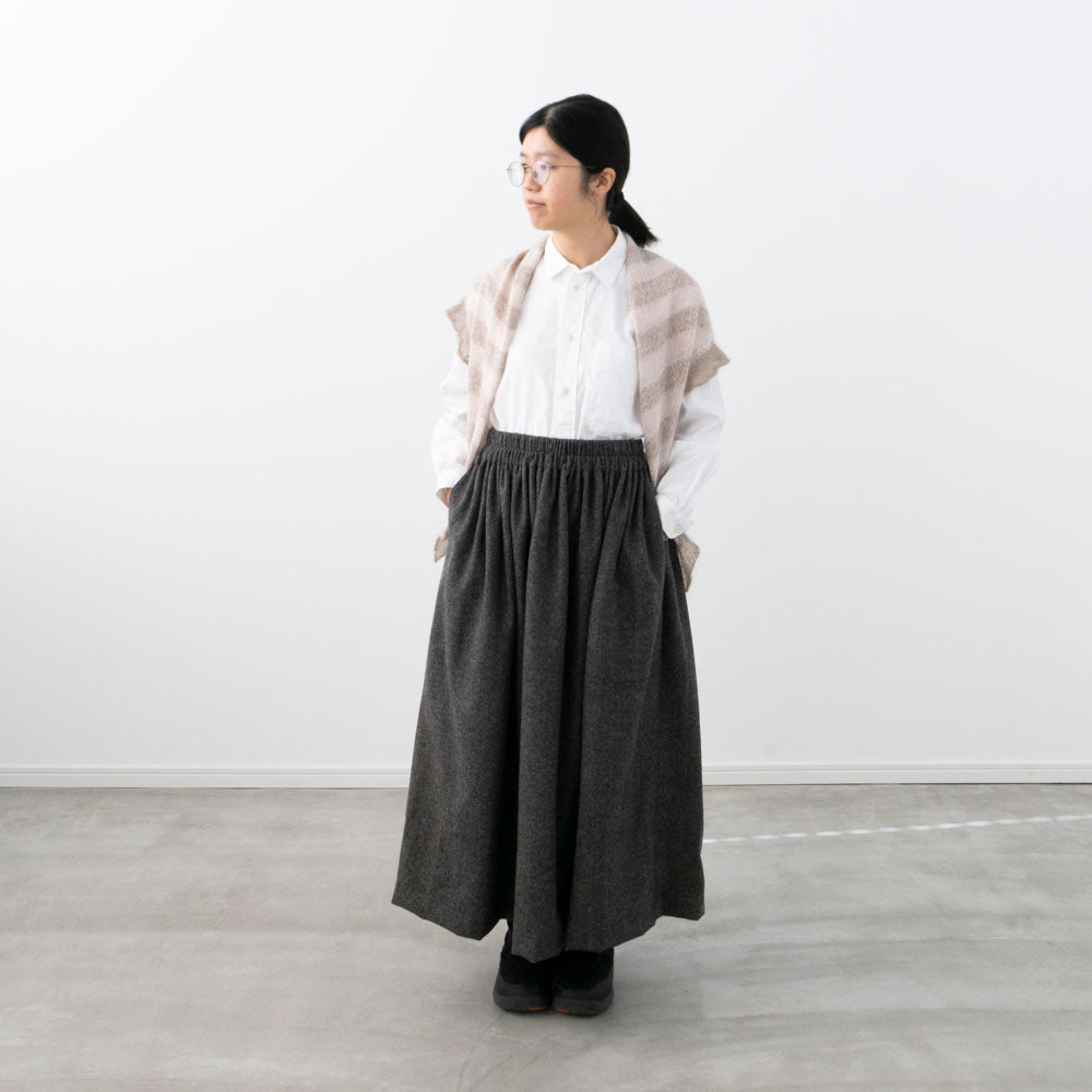 【Kit】ウールで仕立てるギャザースカート