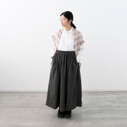 【Kit】ウールで仕立てるギャザースカート