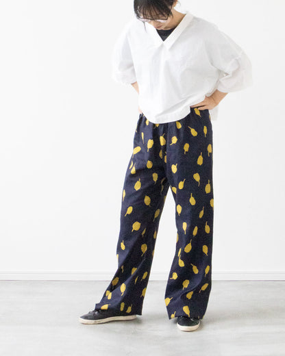 【Kit】Elmer Pants -Daruma Fabric Chamomile -