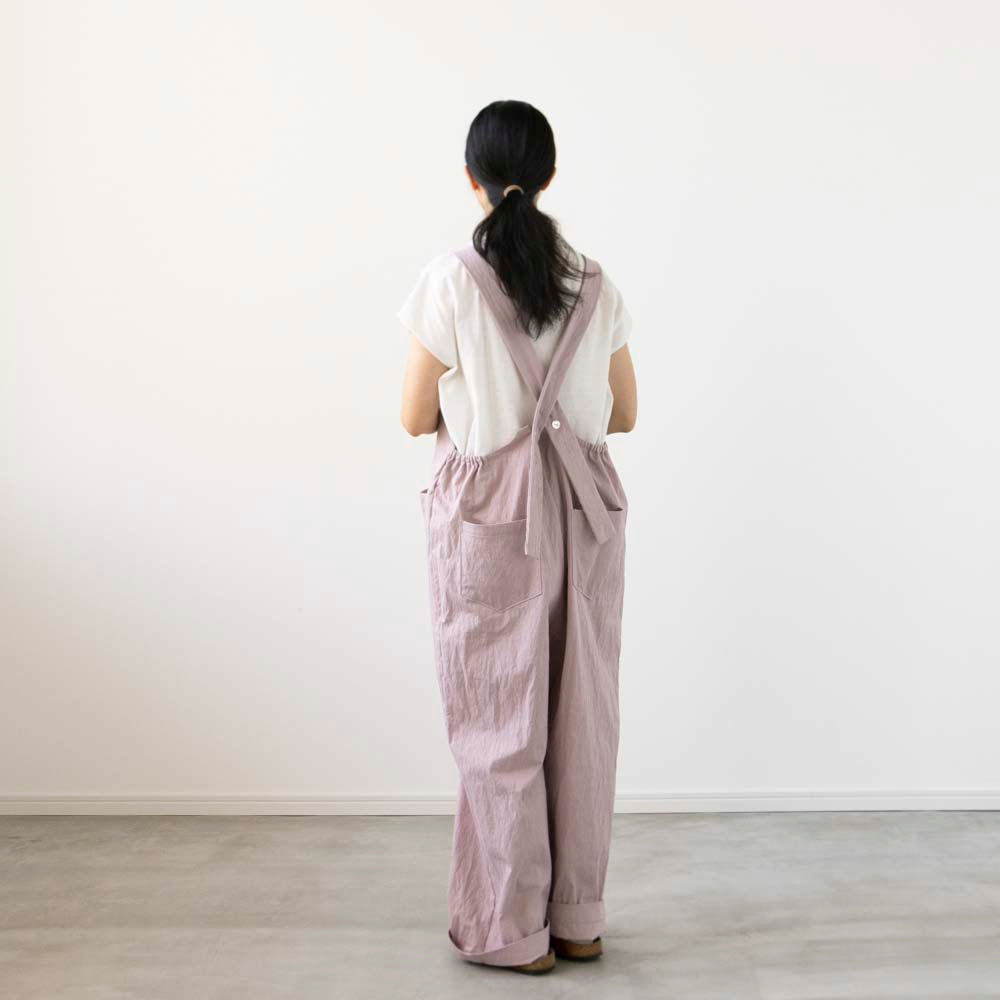 【Printed pattern】no.16 Front Pocket Overall