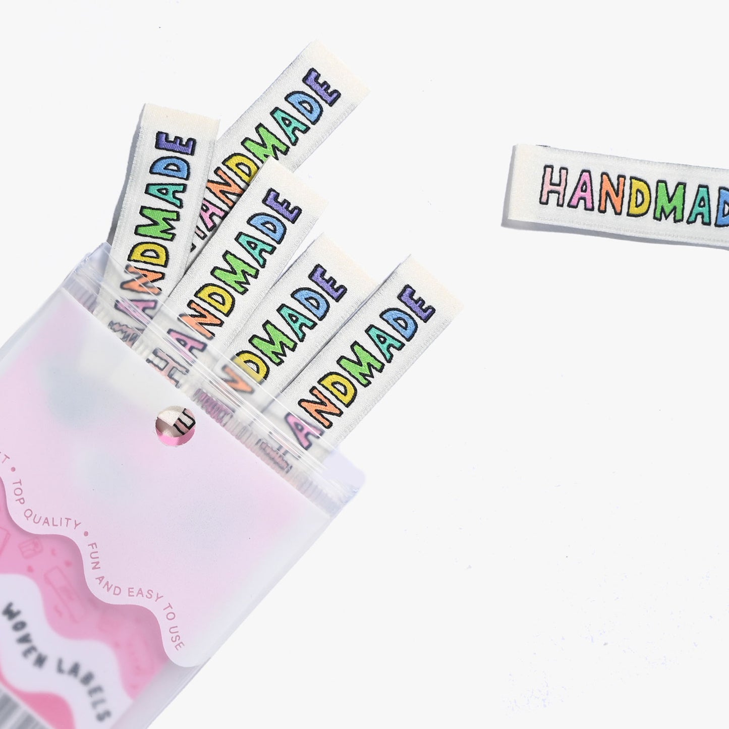 【織りネームラベル】- Handmade Rainbow -