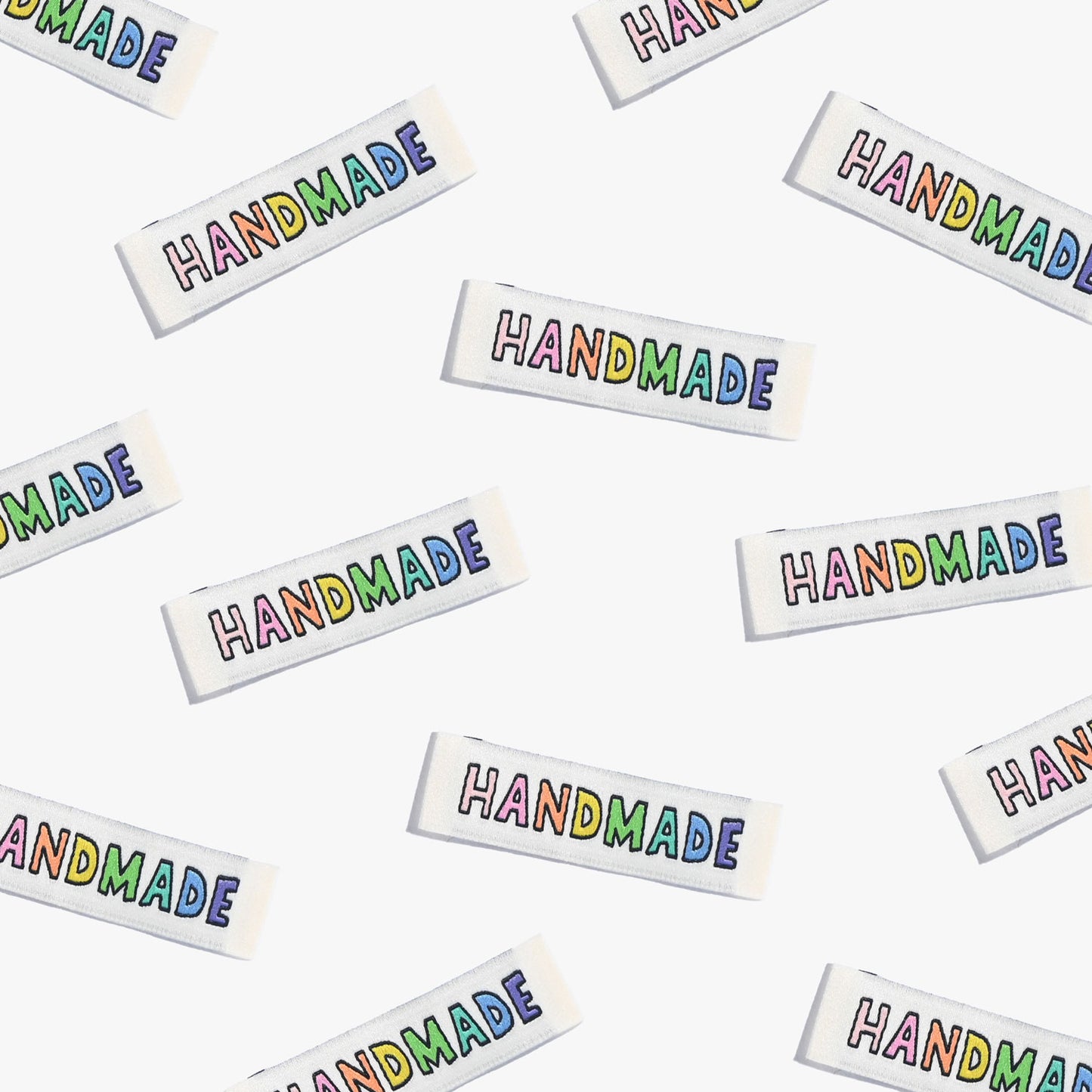 【織りネームラベル】- Handmade Rainbow -